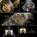 Timeless Precision – Automatic Arabic dial Luxury Stainless Steel Watch